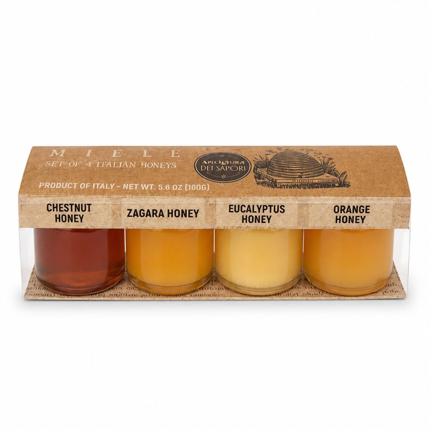 Italian Honey Variety Gift Set | 4-Pack by Artigiani dei Sapori
