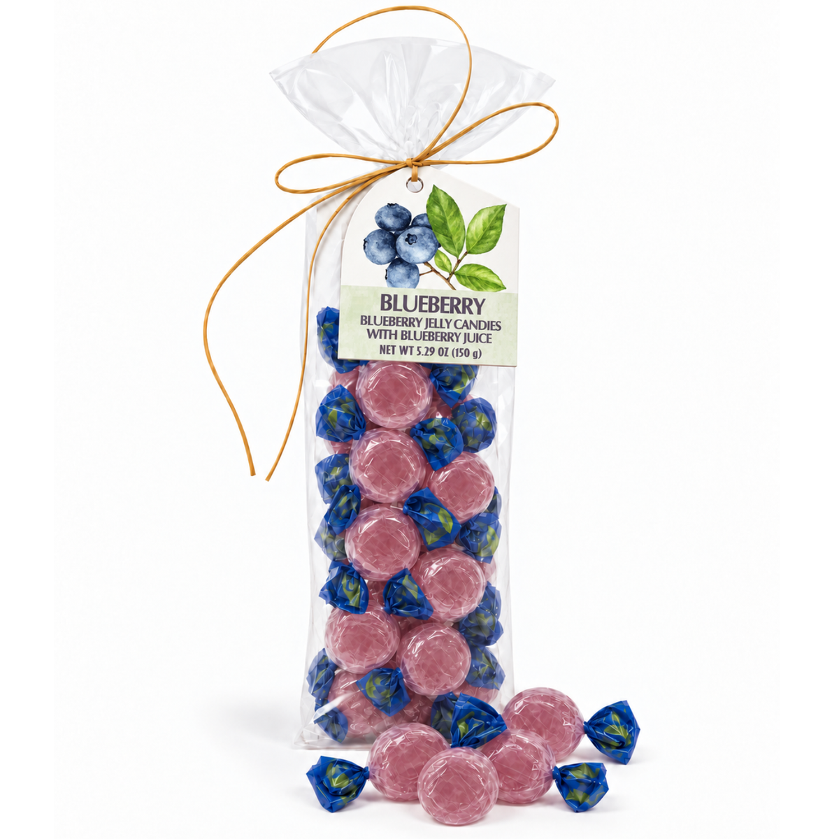 ARTIGIANI DEI SAPORI Italian Blueberry Jelly Candy, 5.29 oz (150 g)