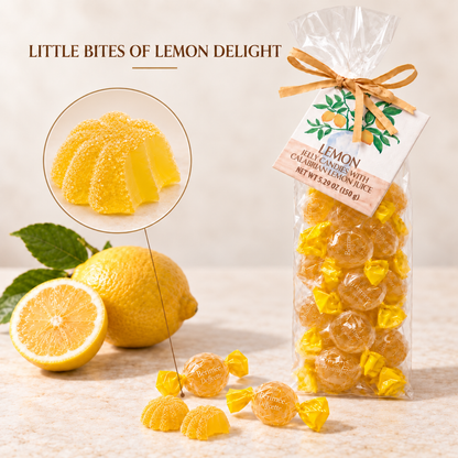 ARTIGIANI DEI SAPORI Italian Lemon Jelly Candy, 5.29 oz