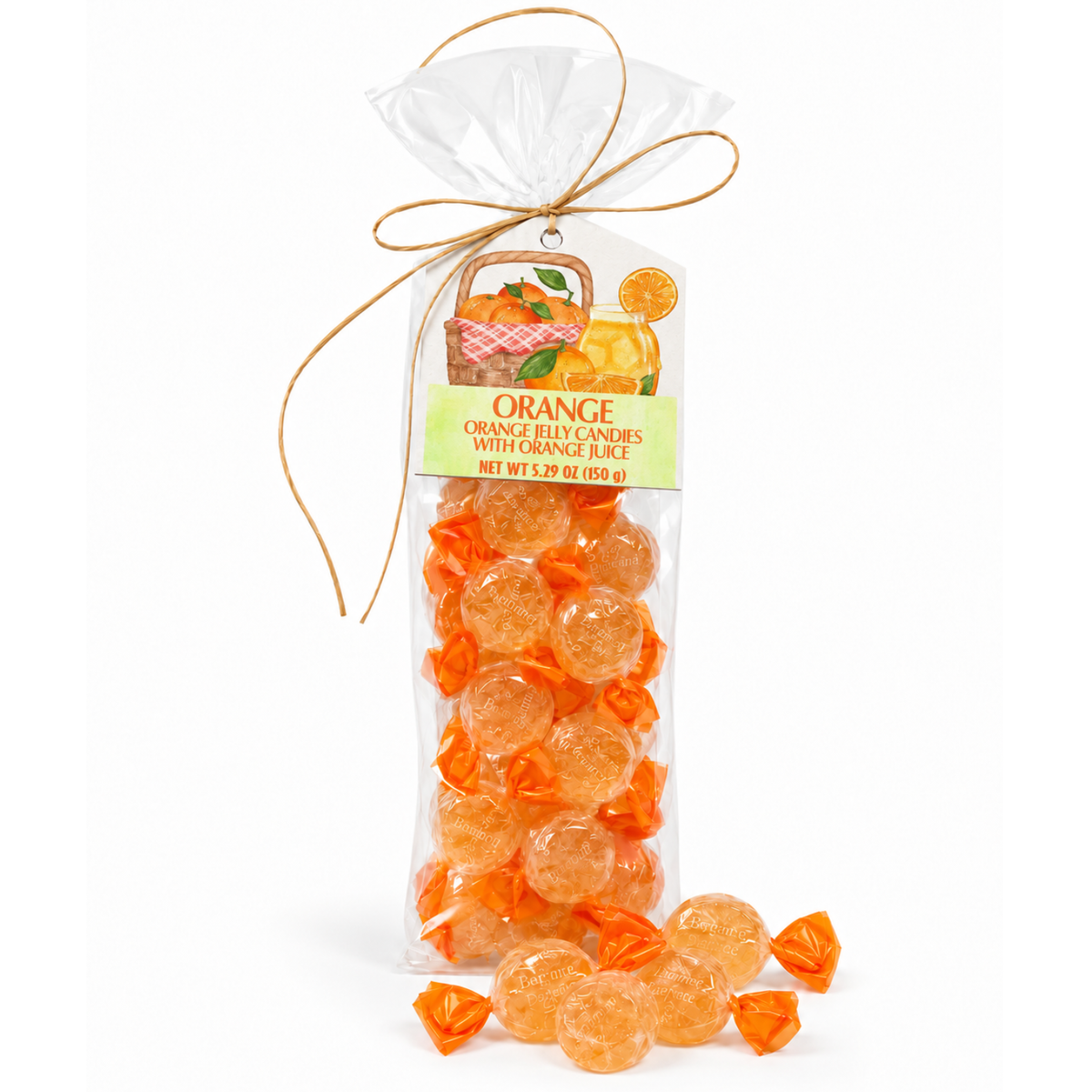 ARTIGIANI DEI SAPORI Italian Orange Jelly Candy, 5.29 oz