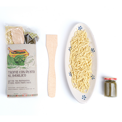 Artigiani dei Sapori, Pasta Gift Set Trofie Pasta with Basil Pesto Sauce