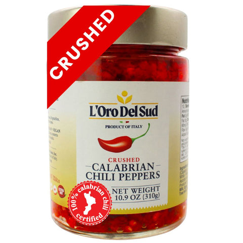 L'Oro Del Sud Crushed Calabrian Chili Peppers (10.9oz Jar)