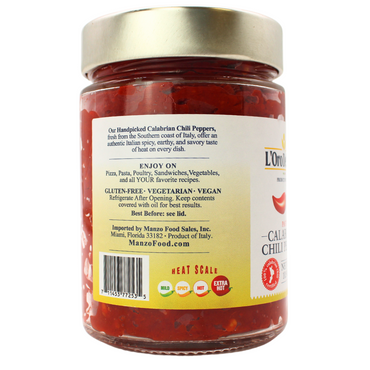 LOro Del Sud, Certified Authentic, Calabrian Bomba Hot Pepper Sauce/Spread (10.9 oz) 310g, Bomba Calabrese