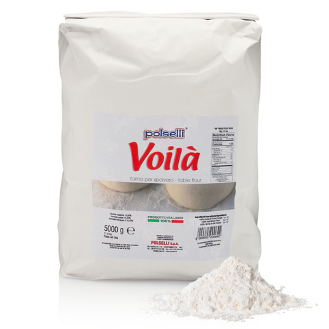 Polselli: Voila' Spolvero "00" Flour (Working table Flour) 11 lb. Bag