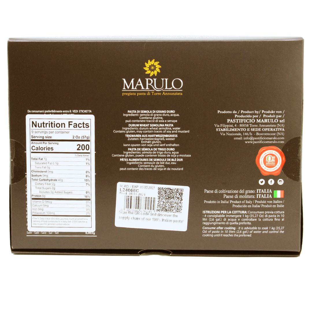 Marulo Calamarata Homemade Artisan Pasta