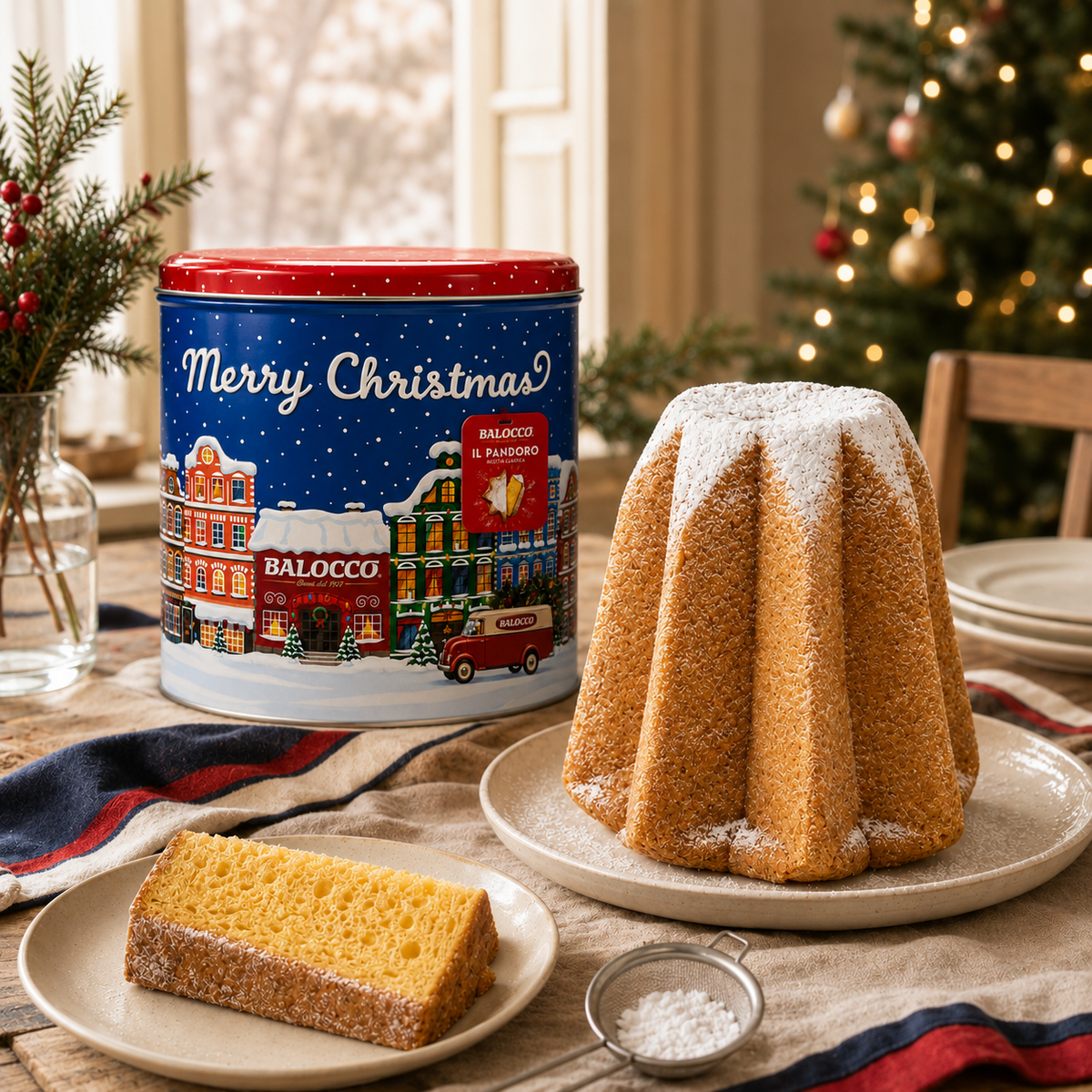 Balocco Pandoro Classic Limited Edition Collector Tin 750g / 26.4 oz