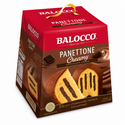 Balocco Italian Panettone Creamy with Chocolate Cream Filling | 800 g