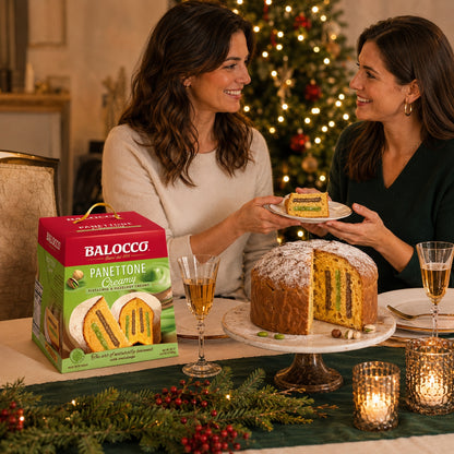 Balocco - Panettone Creamy Pistachio & Hazelnut - 800g (28.2 oz)