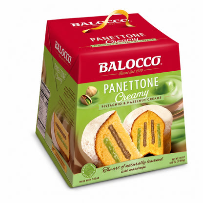 Balocco - Panettone Creamy Pistachio & Hazelnut - 800g (28.2 oz)
