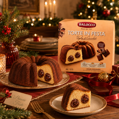 Balocco Italian Cake with Chocolate Cream 14.1 oz (400g) | 60% Cocoa