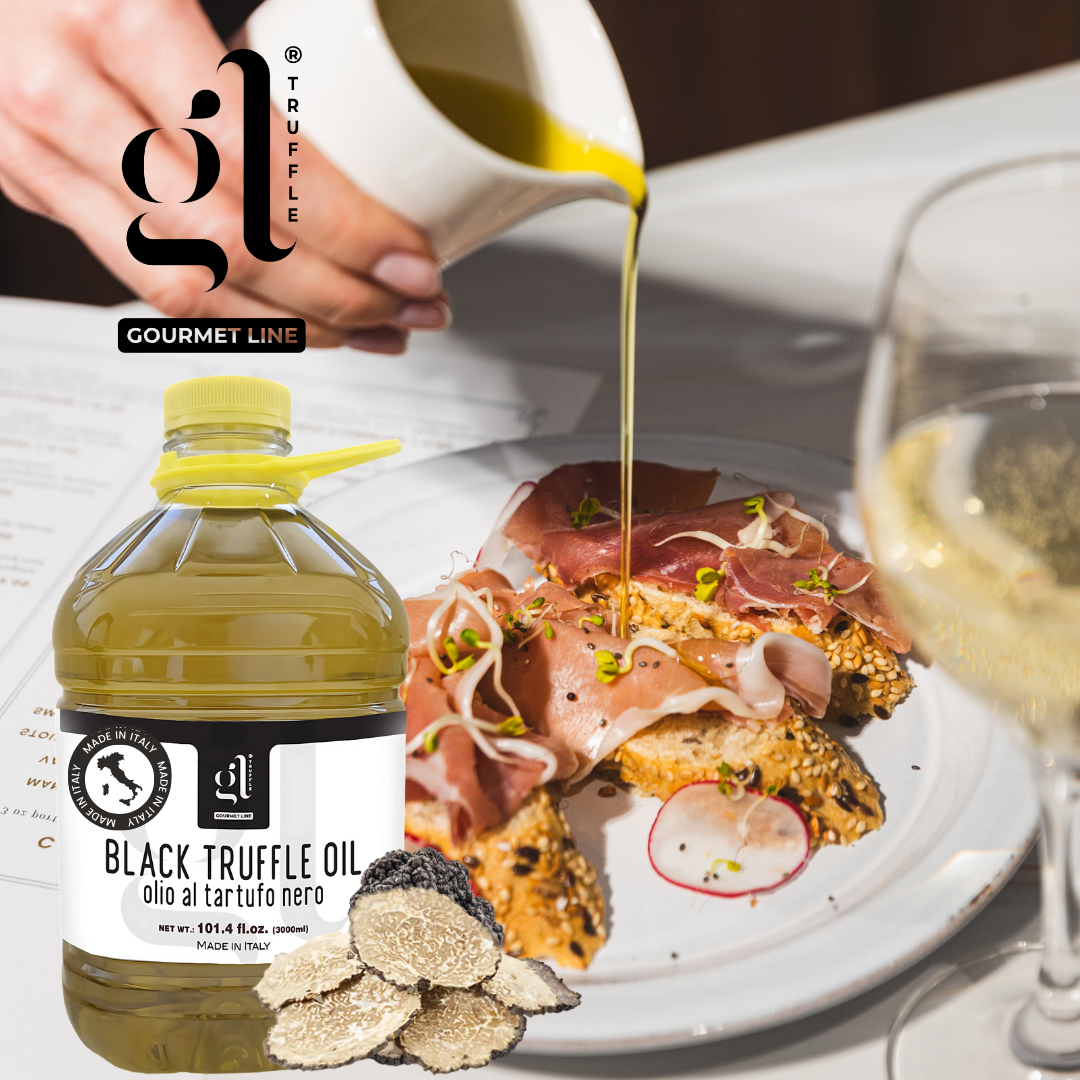 GL Truffle Gourmet Line,Black Truffle Oil, Bulk, 3 liters (97 fl.oz)