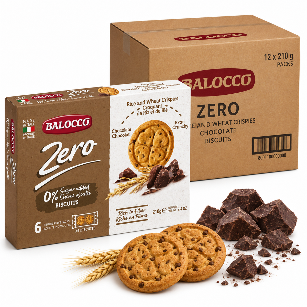  Balocco Zero Sugar Italian Cookies — the guilt-free crunch you've been waiting for. Crafted in Italy with a tradition of biscuit-making excellence, these crispy, satisfying cookies deliver bold flavor without a single gram of added sugar