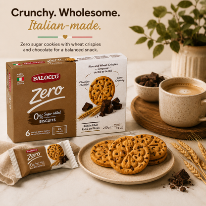  Balocco Zero Sugar Italian Cookies — the guilt-free crunch you've been waiting for. Crafted in Italy with a tradition of biscuit-making excellence, these crispy, satisfying cookies deliver bold flavor without a single gram of added sugar
