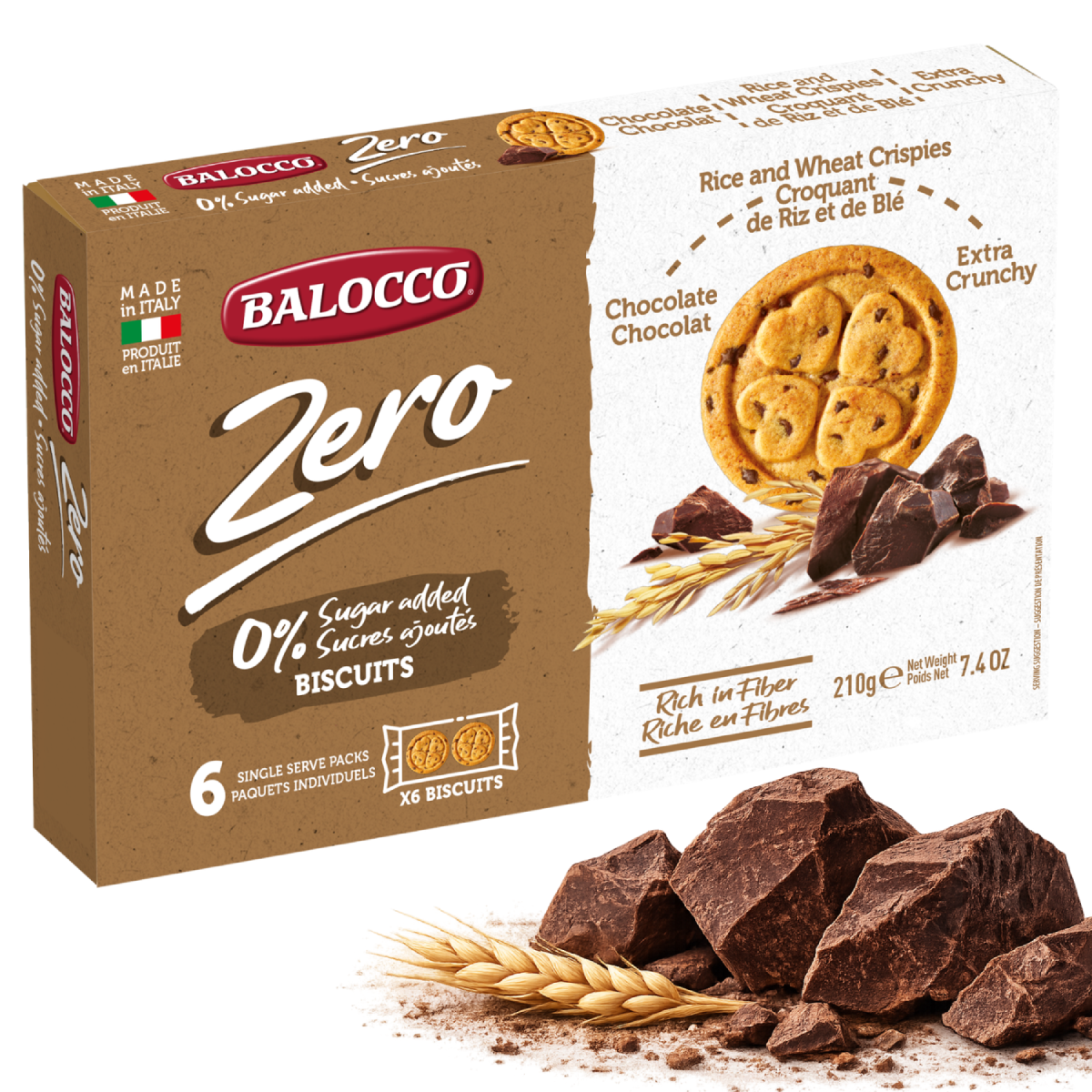 Balocco Zero Sugar Italian Cookies — the guilt-free crunch you've been waiting for. Crafted in Italy with a tradition of biscuit-making excellence, these crispy, satisfying cookies deliver bold flavor without a single gram of added sugar.