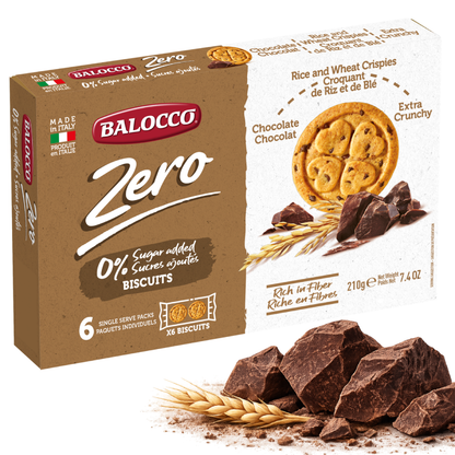 Balocco Zero Sugar Italian Cookies — the guilt-free crunch you've been waiting for. Crafted in Italy with a tradition of biscuit-making excellence, these crispy, satisfying cookies deliver bold flavor without a single gram of added sugar.