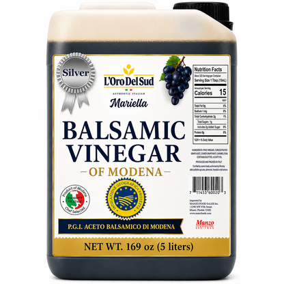 Authentic Balsamic Vinegar of Modena – crafted for professional kitchens, delivering a rich, balanced flavor to elevate every dish.