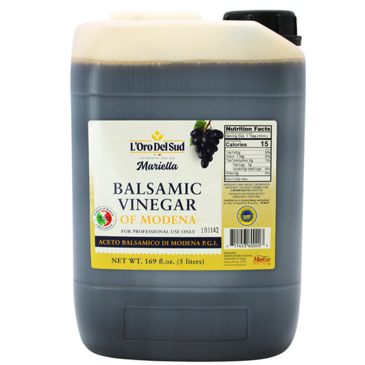 Authentic Balsamic Vinegar of Modena – crafted for professional kitchens, delivering a rich, balanced flavor to elevate every dish.
