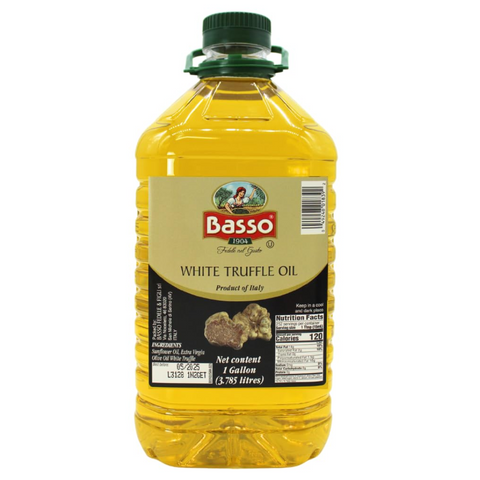 White Truffle Oil in Bulk, one gallon, 1 Gallon, Basso