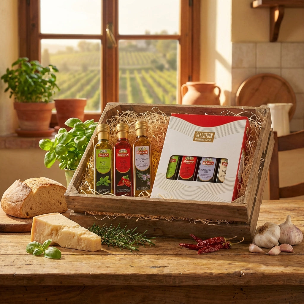 Basso 1904 Infused EVOO Gift Set 4 x 250 ml | 4 Flavors