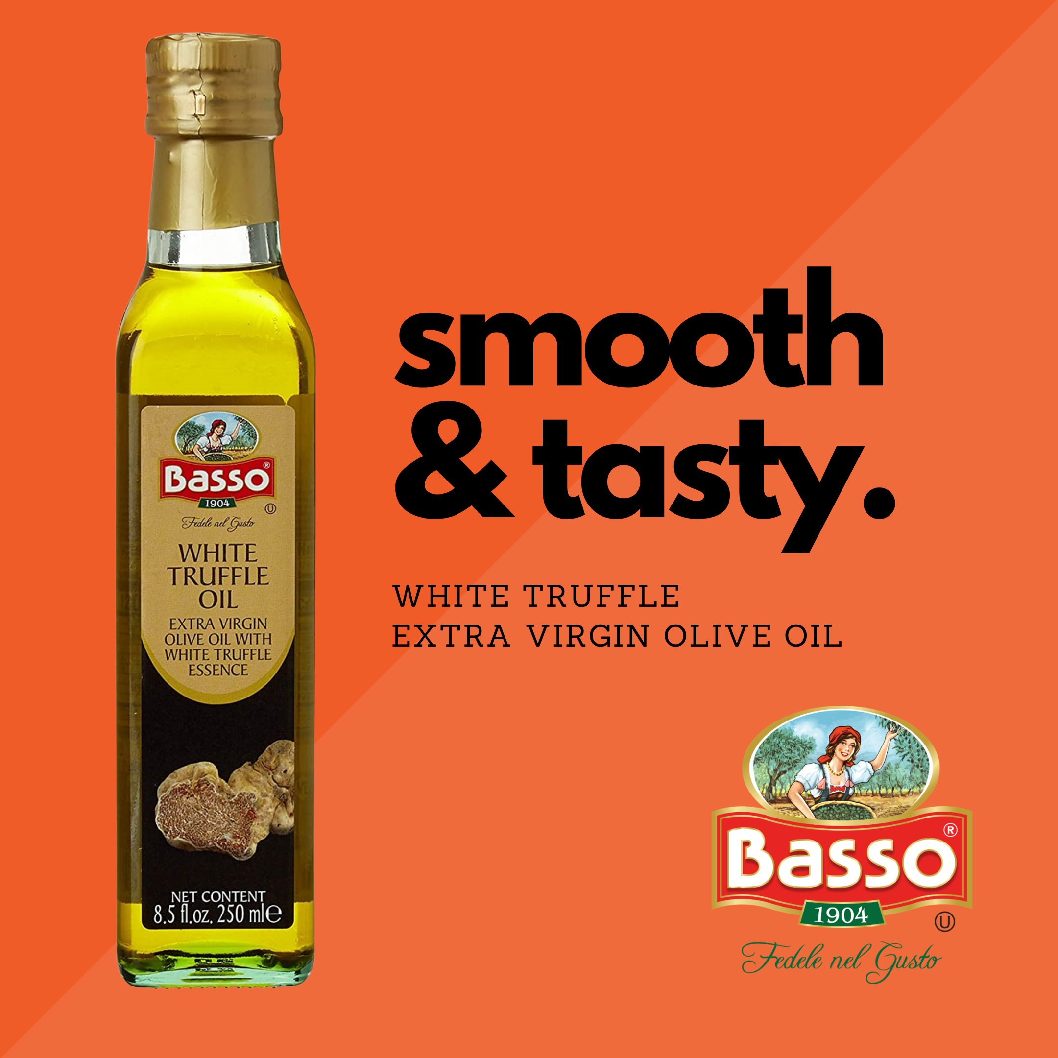 Basso White Truffle oil, Italian truffle oil 