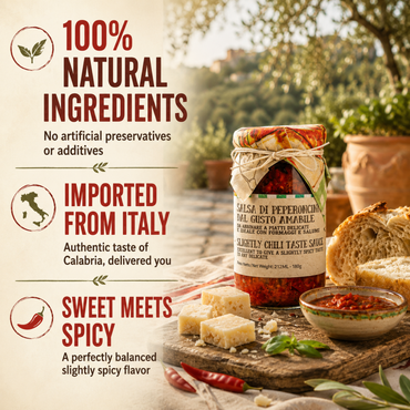 Artigiani dei Sapori, Sweet Chili Pepper Pasta Sauce, 6.3oz  (180g)