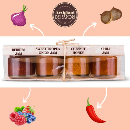 Artigiani dei Sapori, 4 Pack, Cheese Board Condiments "La Formaggeria", each 1.3oz (36g)