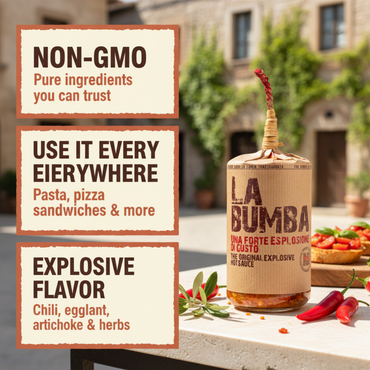 Artigiani dei Sapori, La Bumba Spicy Calabrian Chili Pepper Spread, 9.8 oz  (277g)