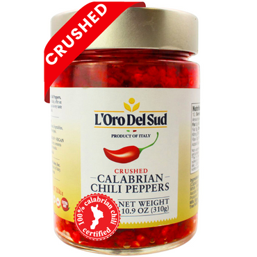 L'Oro Del Sud Crushed Calabrian Chili Peppers (10.9oz Jar)