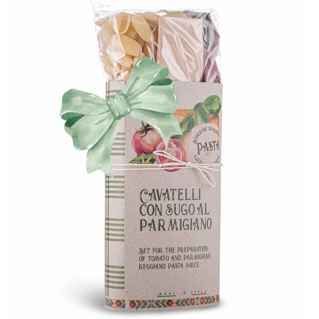 Packaged Cavatelli pasta set Italian Pizza kit, gift Set, Holidays Gif Set, Gourmet Gift set, Foodie Gift 