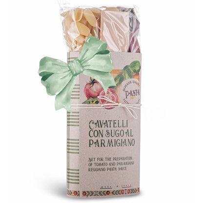 Packaged Cavatelli pasta set Italian Pizza kit, gift Set, Holidays Gif Set, Gourmet Gift set, Foodie Gift 