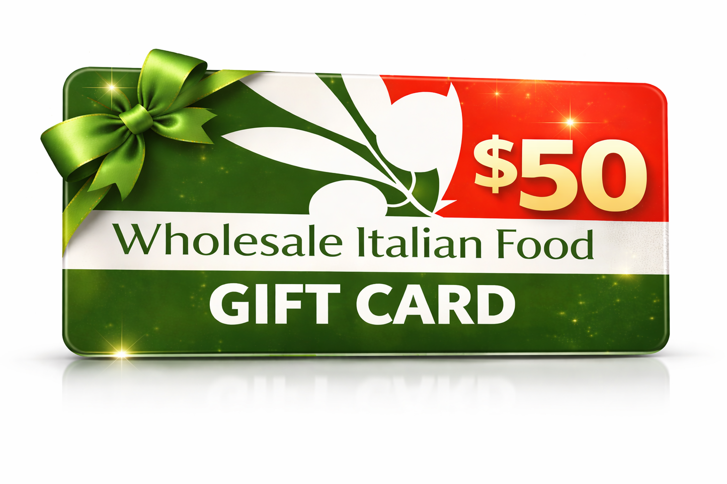 $50 Wholesale Italian Food Digital Gift Cards