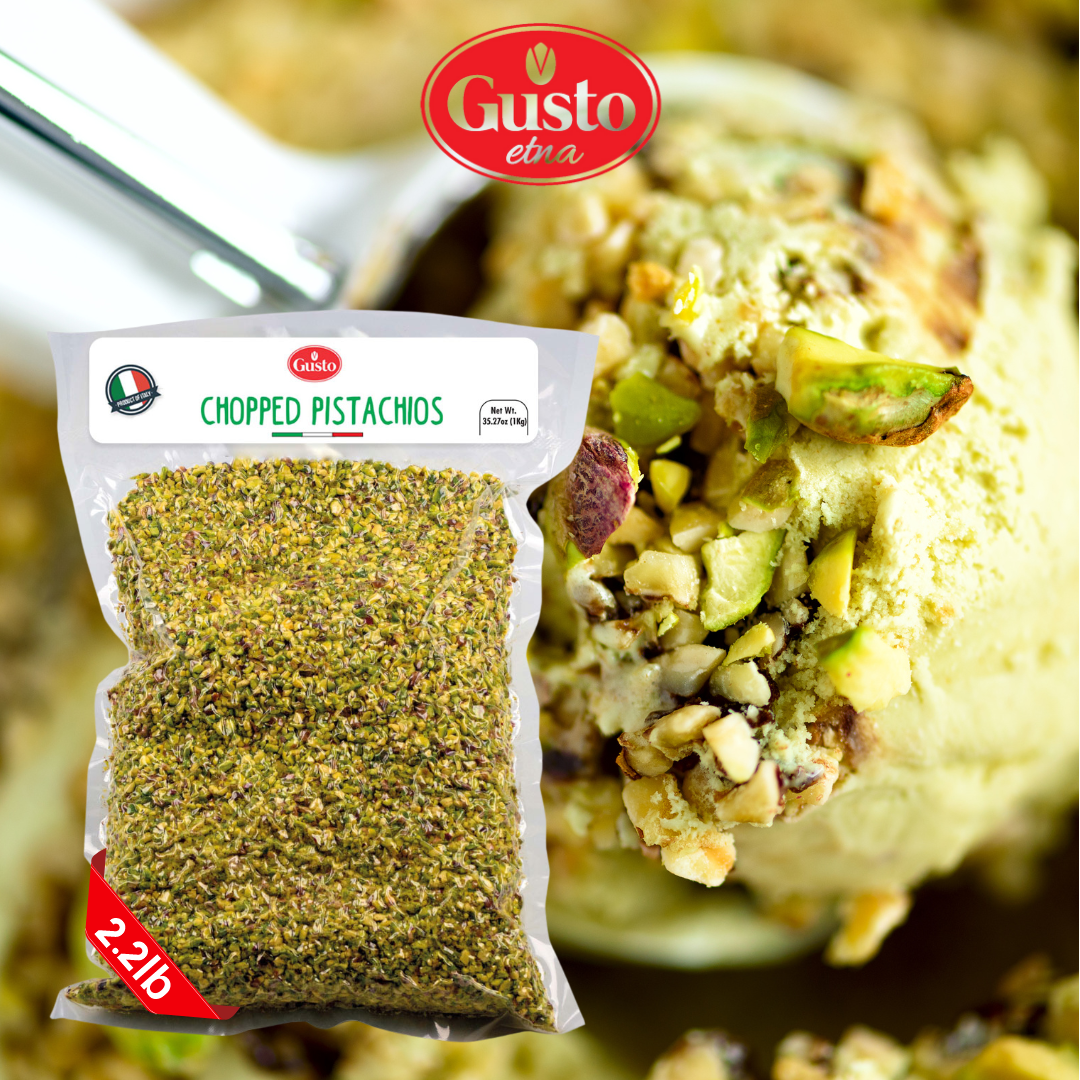 Gusto Etna, pistachio chopped, pistachio pieces, Sicilian pistachios