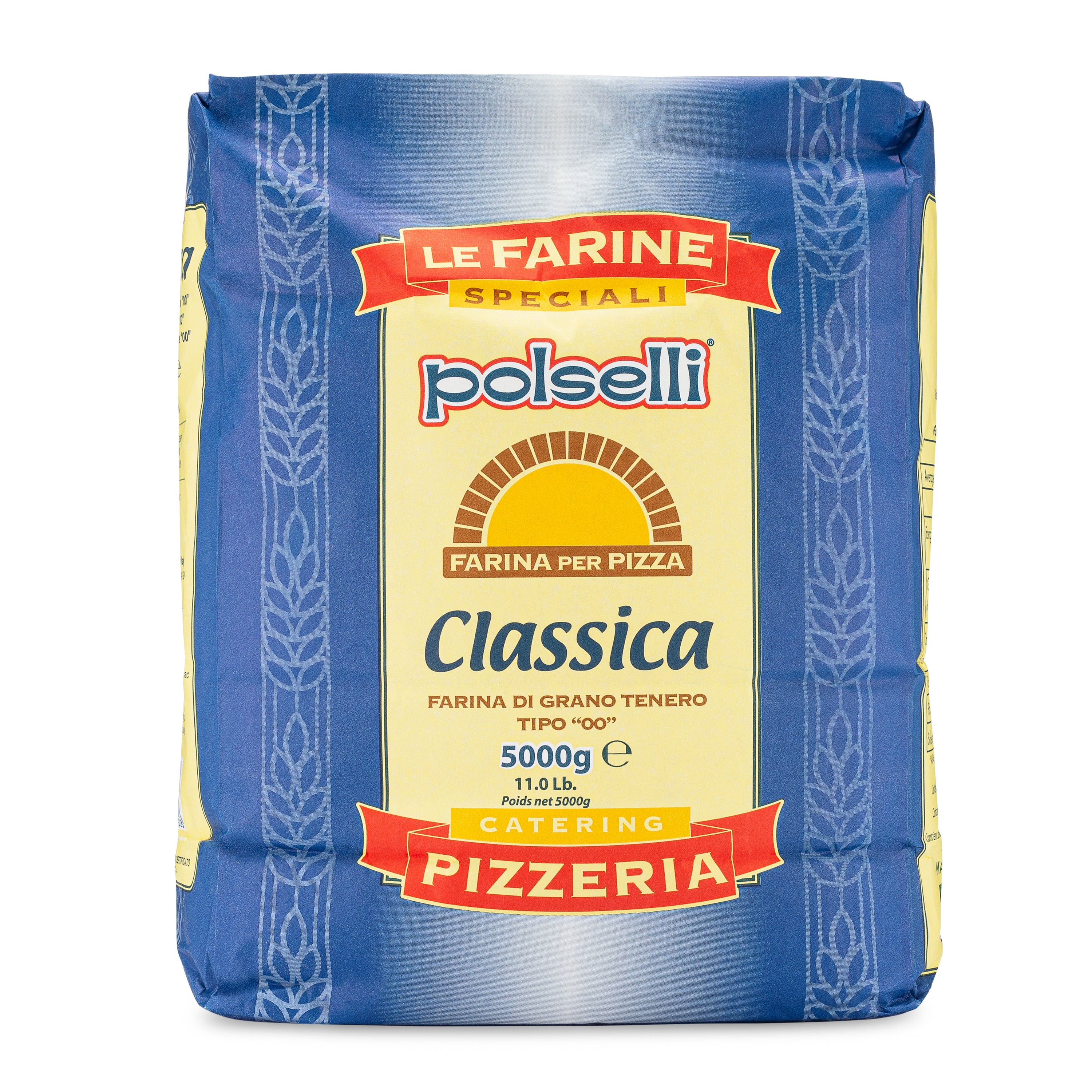 Polselli: Classica Tipo 00 Pizza Flour (Neapolitan) 5 kg/ 11 lb