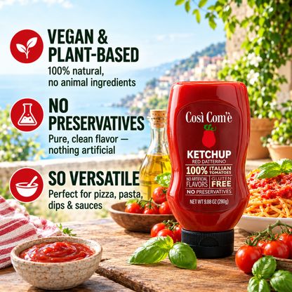 Così Com'è Italian Red Tomato Ketchup 9.88 oz
