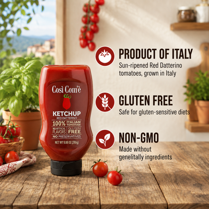 Così Com'è Italian Red Tomato Ketchup 9.88 oz