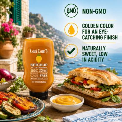 Così Com’è, Italian Yellow Tomato Ketchup – 9.88 oz (280 g)