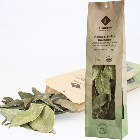 Filippone® Organic Bay Leaves, 0.88 oz (25 g), Italian Dried Leaf