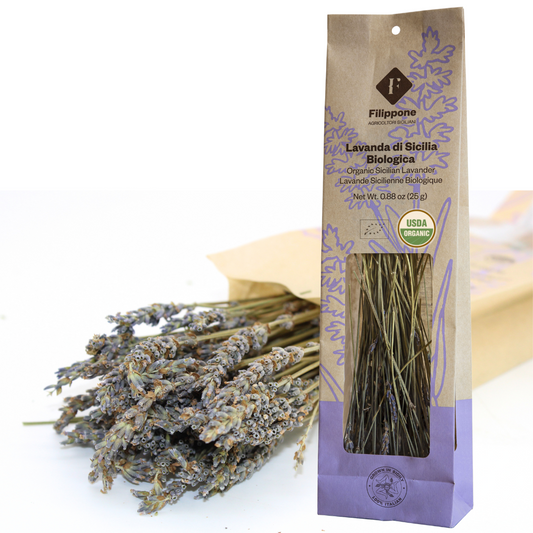 Filippone® Organic Dried Lavender Bunch 0.88 oz (25 g), Italian Dried Lavender Branches