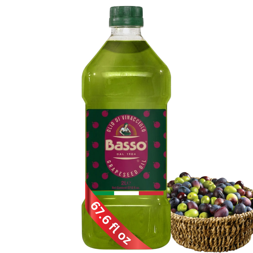  BASSO 1904 Grapeseed Oil, a premium cooking oil crafted in Italy and trusted for over a century