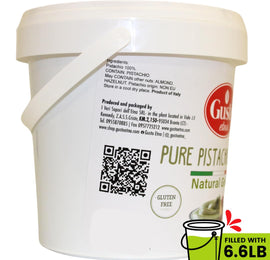 Gusto Etna Pure Pistachio Paste 3kg (6.6 lb) Tub – 100% Pistachios, Unsweetened Italian Pistachio Butter, Professional Use