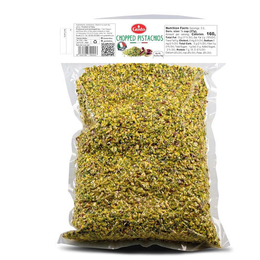 Finest Sicilian pistachios, perfectly chopped for your sweetest creations