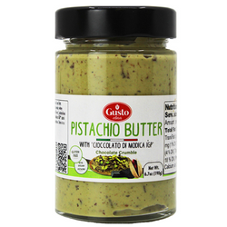 Gusto Etna, Pistachio Butter with Chocolate Crumbles, 6.7 oz (190g)