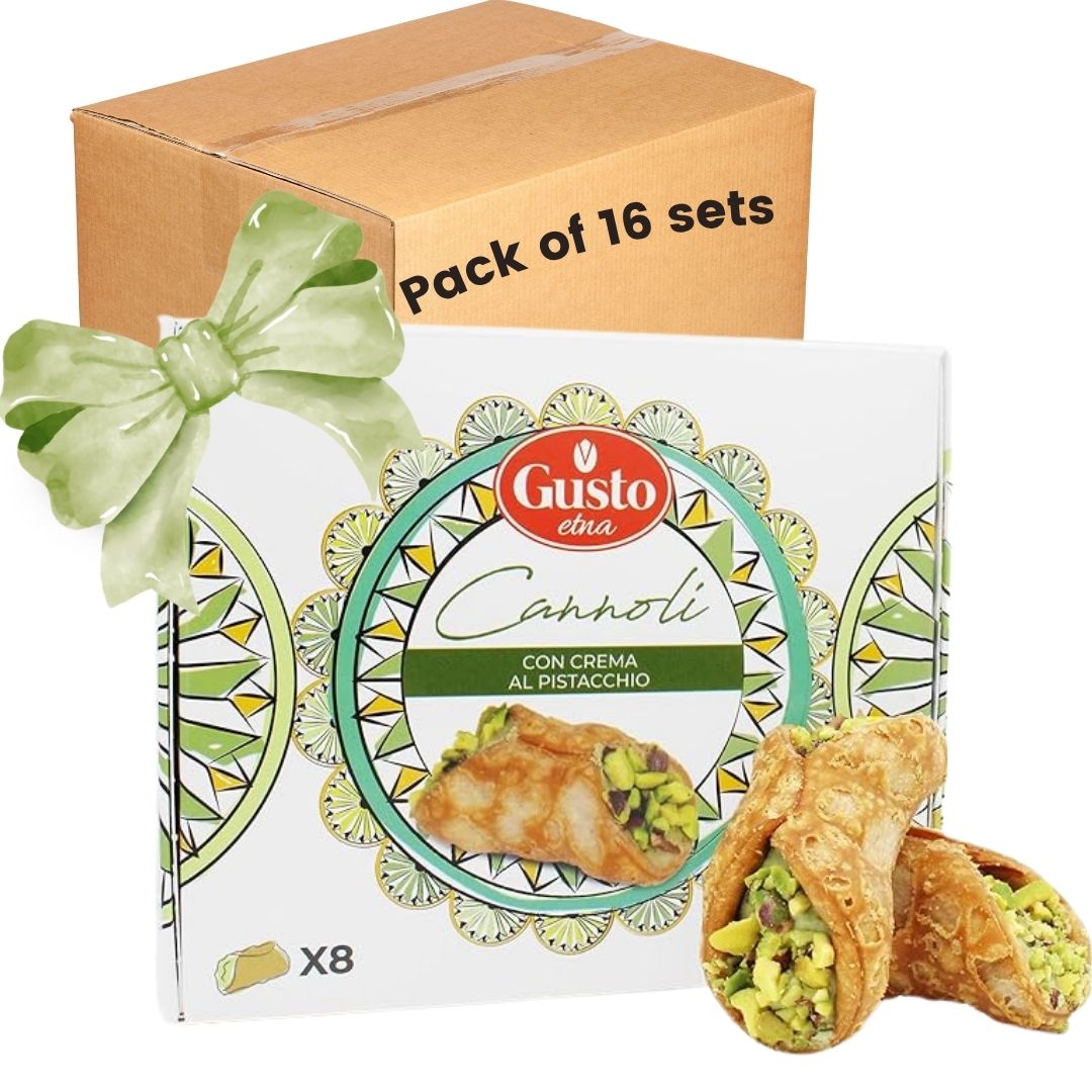 Sicilian Cannoli with pistachio cream, prefect for corporative gift 