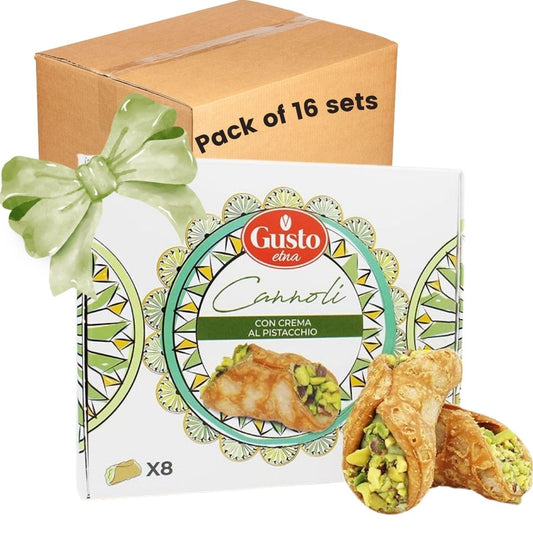 Sicilian Cannoli with pistachio cream, prefect for corporative gift 