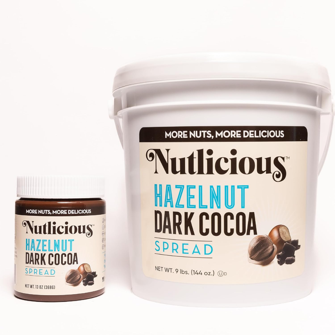 Nutlicious, Hazelnut Cocoa Spread for Food Service (9 lb) Bucket