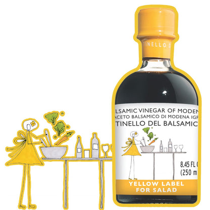 IL TINELLO, Aceto Balsamico di Modena IGP, Balsamic Vinegar, Yellow Label, (8.5 fl oz) 250ml