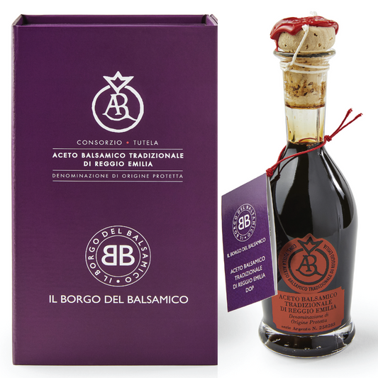 Il Borgo del Balsamico, Traditional Balsamic Vinegar of Reggio Emilia D.O.P. Red Label Aged 12+ Years 100 ml / (3.3 fl oz)