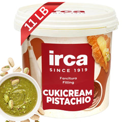 Irca Cukicream Pistachio Filling, 11 lb (5 kg), Pistachio Cream Bucket