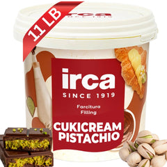 Irca, Cukicream Pistachio Cream Filling, 11 lb (5 kg), Pistachio Cream Bucket