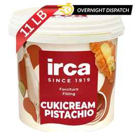 Irca,  Pistachio Cream Filling, DUBAI CHEWY COOKIE CREAM, 11 lb (5 kg), 두바이 쫀득한 쿠키 크림 Pistachio Cream Bucket